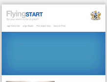 Tablet Screenshot of flying-start.org